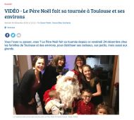 Père Noel Toulouse sur France bleu